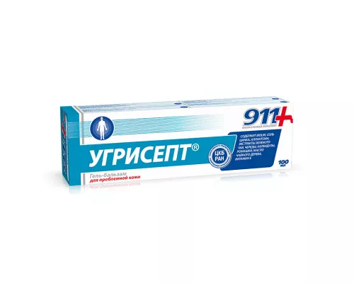 911 Угрисепт, гель-бальзам косметический для проблемной кожи, 100 мл | интернет-аптека Farmaco.ua