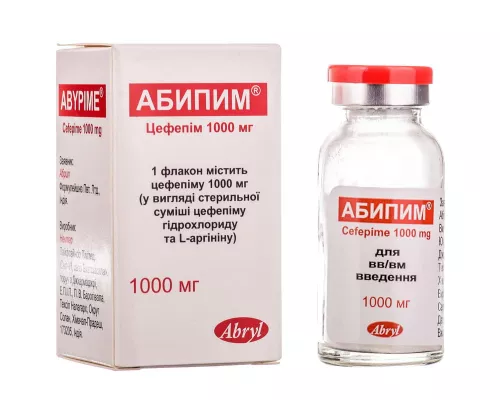 Абипим, порошок для розчину, 1000 мг, №1 | интернет-аптека Farmaco.ua