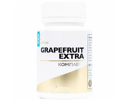 ABU, Grapefruit Extra, комплекс для пищеварения с грейпфрутом, капсулы, №60 | интернет-аптека Farmaco.ua