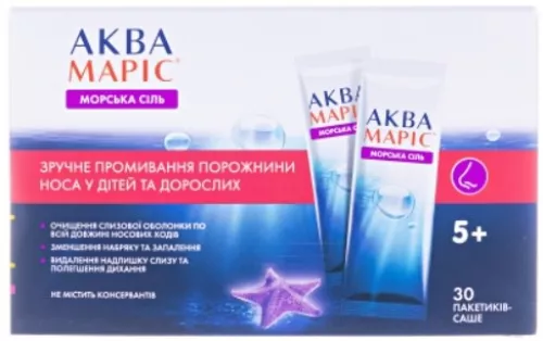 Аква Марис, соль морская, саше, №30 | интернет-аптека Farmaco.ua