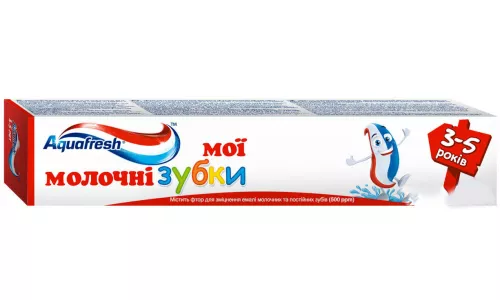 Aquafresh Мои молочные зубки, паста зубная, 50 мл | интернет-аптека Farmaco.ua