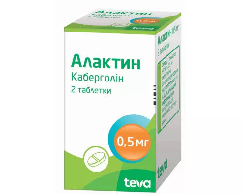 Алактин, таблетки, 0.5 мг, №2 | интернет-аптека Farmaco.ua