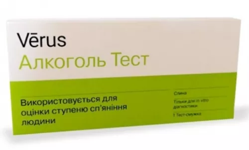 Алкоголь-тест-МБА, тест-набір для виявлення алкоголю у слині, №1 | интернет-аптека Farmaco.ua