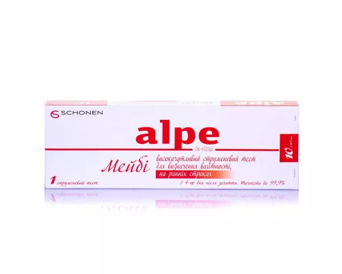 Alpe® in-vitro Maybe®, тест струменевий, для визначення вагітності, №1 | интернет-аптека Farmaco.ua