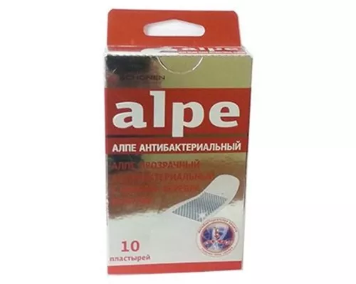 Alpe, пластир, прозорий, класичний, 76 х 19 мм, №10 | интернет-аптека Farmaco.ua