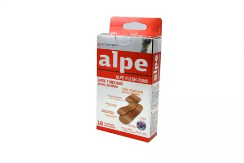 Alpe, пластир, тілесний, різні розміри, №18 | интернет-аптека Farmaco.ua