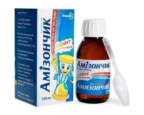 Амізончик, сироп, для дітей, від 3-х років, 100 мл | интернет-аптека Farmaco.ua
