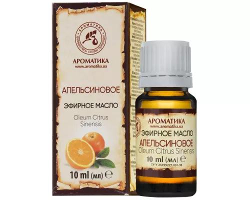 Апельсиновое эфирное масло, 10 мл | интернет-аптека Farmaco.ua