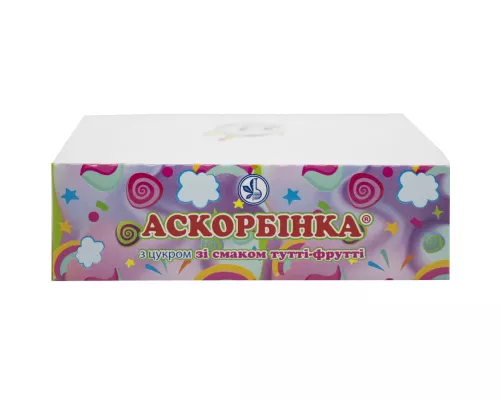 Аскорбінка, таблетки зі смаком тутті-фрутті, №120 | интернет-аптека Farmaco.ua