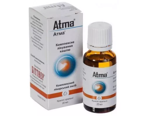 Атма®, капли для перорального применения, флакон 20 мл | интернет-аптека Farmaco.ua