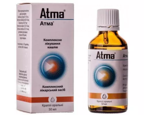 Атма®, капли для перорального применения, флакон 50 мл | интернет-аптека Farmaco.ua
