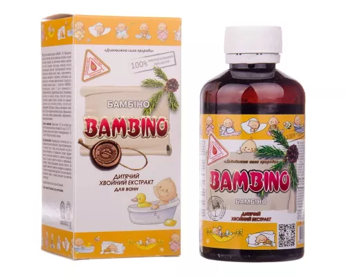 Бамбино, экстракт хвойный натуральный для детей, 200 мл | интернет-аптека Farmaco.ua