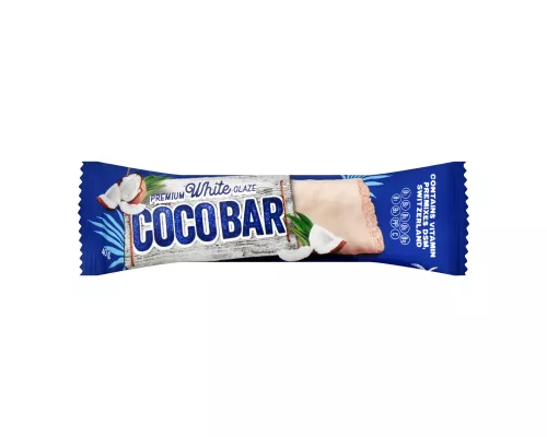 Coco Bar, батончик, добавка диетическая, витаминная, в белой кондитерской глазури, 40 г | интернет-аптека Farmaco.ua