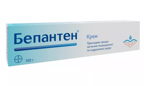 Бепантен, крем для зовнішнього застосування, туба 100 г, №1, 5% | интернет-аптека Farmaco.ua