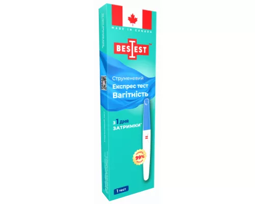 BestTest, тест для визначення вагітності, струйний, №1 | интернет-аптека Farmaco.ua