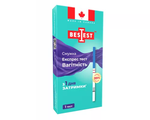 BestTest, тест-смужка для визначення вагітності, №1 | интернет-аптека Farmaco.ua