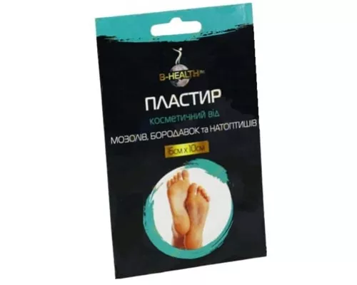 B-Health, пластырь косметический от мозолей/бородавок/натоптышей, 6 х 10 см, №1 | интернет-аптека Farmaco.ua