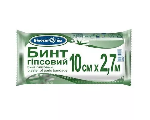 Белоснежка, бинт гипсовый, 10 см х 2.7 м | интернет-аптека Farmaco.ua