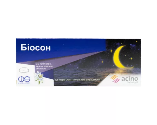 Біосон, таблетки вкриті оболонкою, №30 | интернет-аптека Farmaco.ua