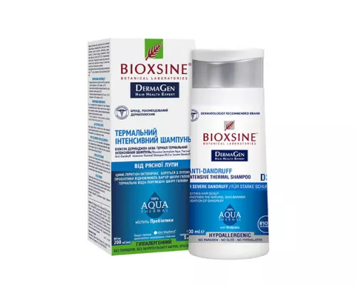 Bioxsine DermaGen Aqua Thermal, шампунь термальный интенсивный, 200 мл | интернет-аптека Farmaco.ua
