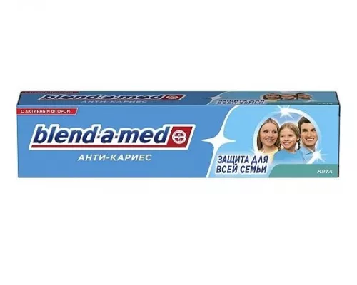 Бленд-а-мед Анти-карієс Мінт, зубна паста, 50 мл | интернет-аптека Farmaco.ua