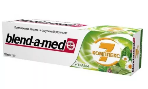 Бленд-а-мед Комплекс з ополіскувачем, свіжа трава м'ята + чебрець, 100 мл | интернет-аптека Farmaco.ua