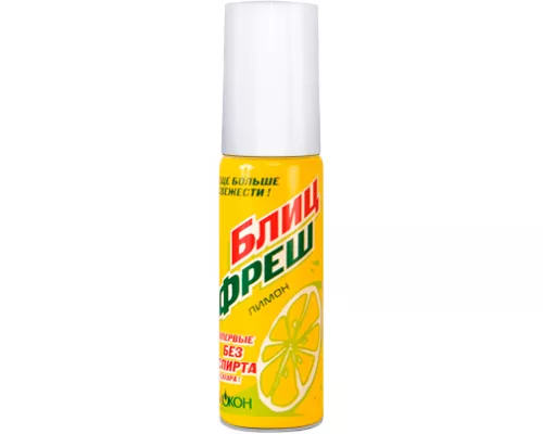 Блиц-Фреш, освежитель для полости рта, лимон, 25 мл | интернет-аптека Farmaco.ua