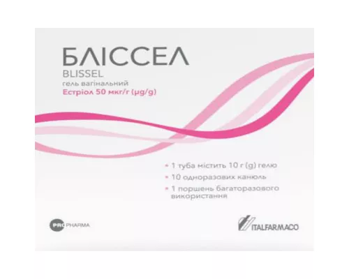Блиссел, гель вагинальный, 50 мкг/г, туба 10 г | интернет-аптека Farmaco.ua