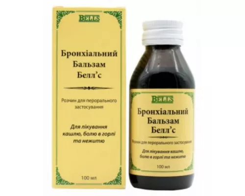 Бронхіальний бальзам Белл'с, флакон 100 мл | интернет-аптека Farmaco.ua