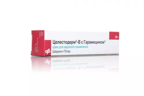 Целестодерм-В® з гараміцином, крем, туба 30 г | интернет-аптека Farmaco.ua