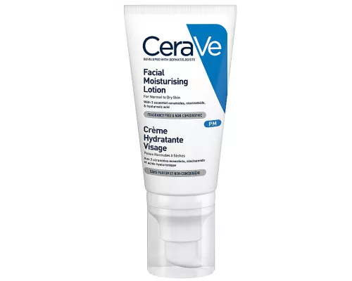 CeraVe, крем, ночной, увлажняющий, для нормальной/сухой кожи лица, 52 мл | интернет-аптека Farmaco.ua