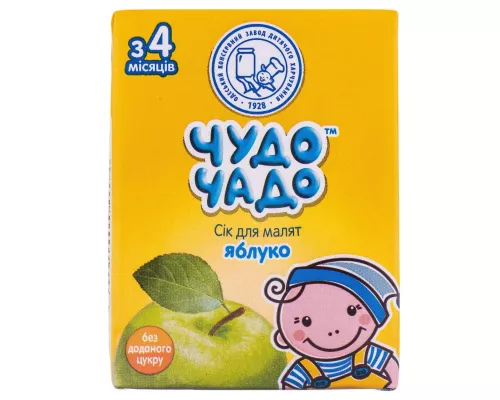 Чудо-Чадо, сок осветлённый яблочний, 200 мл | интернет-аптека Farmaco.ua