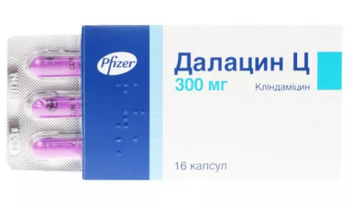 Далацин Ц, капсули 300 мг, №16 | интернет-аптека Farmaco.ua