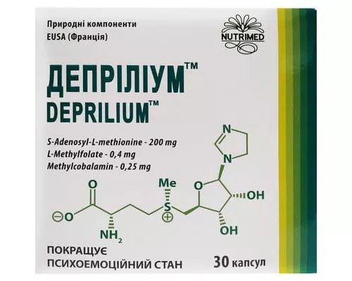 Депріліум, капсули 340 мг, №30 | интернет-аптека Farmaco.ua