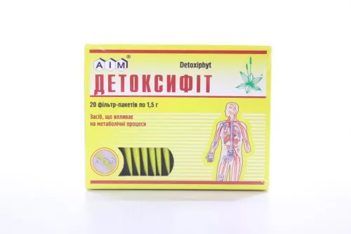 Детоксифит, сбор, фильтр-пакет 1.5 г, №20 | интернет-аптека Farmaco.ua