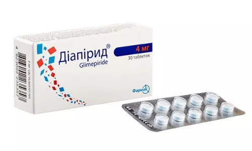 Діапірид, таблетки, 4 мг, №30 | интернет-аптека Farmaco.ua