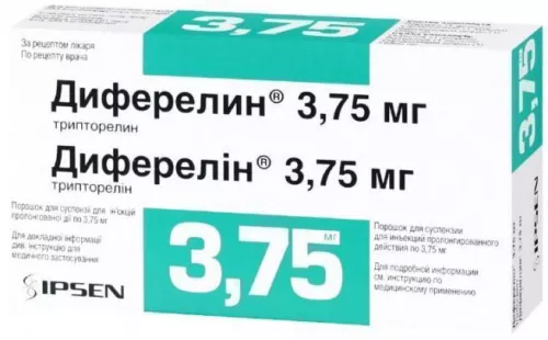 Диферелин, флакон 3.75 мг, №1 + шприц | интернет-аптека Farmaco.ua