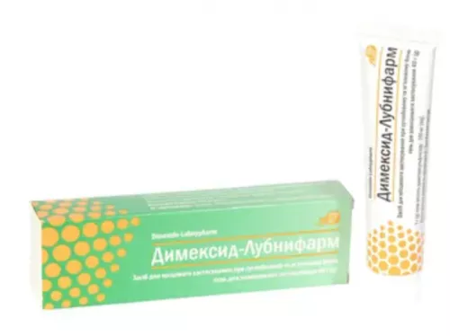 Димексид-Лубнифарм, гель, туба 40 г, 50% | интернет-аптека Farmaco.ua