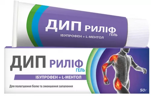 Дип Риліф, гель, туба 50 г, 5% | интернет-аптека Farmaco.ua