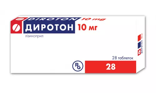 Диротон, таблетки, 10 мг, №28 | интернет-аптека Farmaco.ua