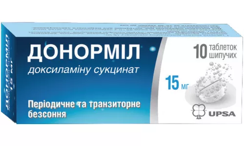 Донормил, таблетки шипучие, №10 | интернет-аптека Farmaco.ua