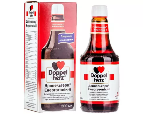 Доппельгерц Енерготонік-Н®, розчин для пиття, 500 мл | интернет-аптека Farmaco.ua