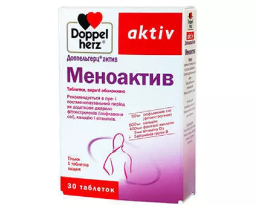 Доппельгерц® актив, меноактив, таблетки, №30 | интернет-аптека Farmaco.ua