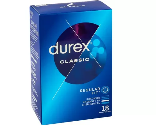 Durex Classic, презервативы классические, №18 | интернет-аптека Farmaco.ua