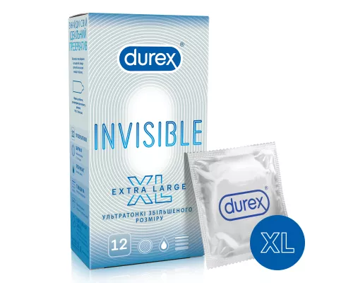Durex Invisible XL, презервативы ультратонкие, №12 | интернет-аптека Farmaco.ua