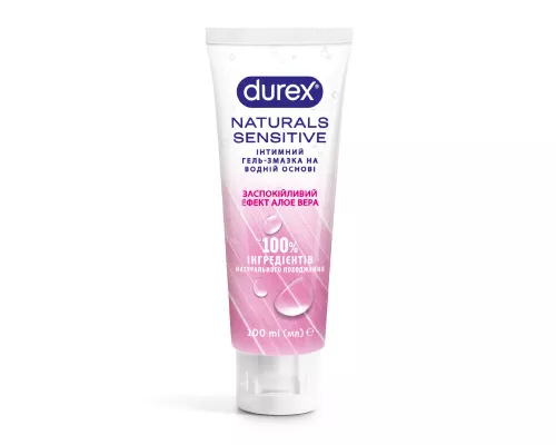 Durex Naturals Sensitive, гель-смазка интимная, 100 мл | Farmaco.ua Durex Naturals Sensitive, гель-смазка интимная, 100 мл | интернет-аптека Farmaco.ua