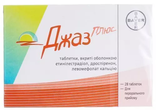 Джаз Плюс, таблетки вкриті оболонкою, №28 | интернет-аптека Farmaco.ua