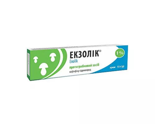 Екзолік, крем, 15 г, 1% | интернет-аптека Farmaco.ua