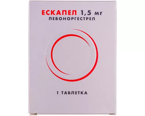 Эскапел, таблетки, 1.5 мг, №1 | интернет-аптека Farmaco.ua