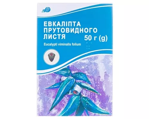 Евкаліпта прутовидного листя, пачка 75 г | интернет-аптека Farmaco.ua